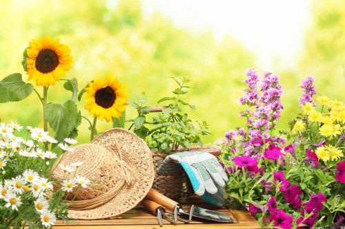 Reusable garden items prepared for charity donation